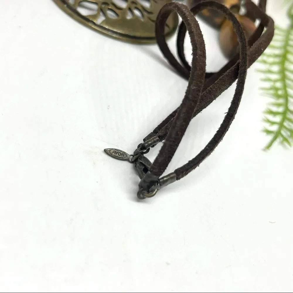 VINTAGE⚜️AVON Tiger’s Eye Gemstone Necklace